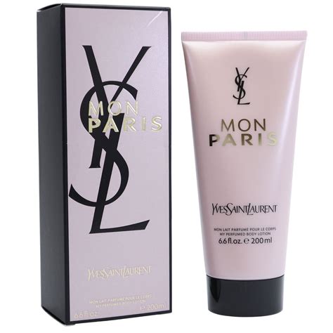 ysl body lotion mon paris|mon Paris shower gel.